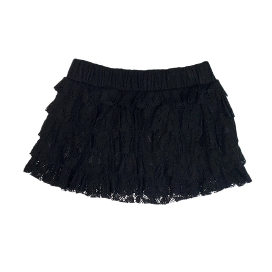 Tralala Black lace mini skirt