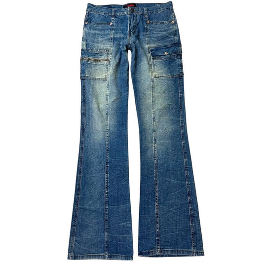 Low waist pocket jeans