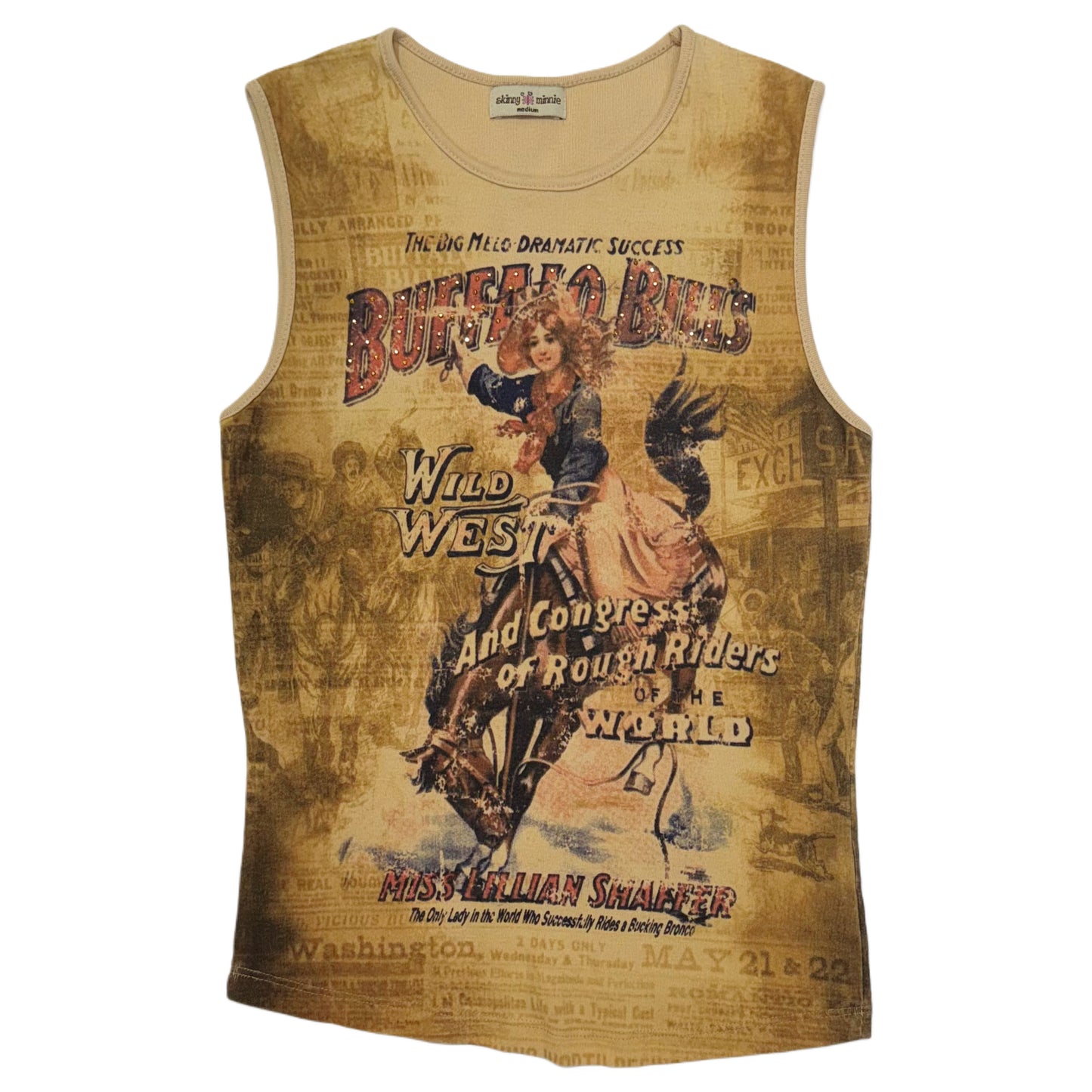 Skinny Minnie cowboy top