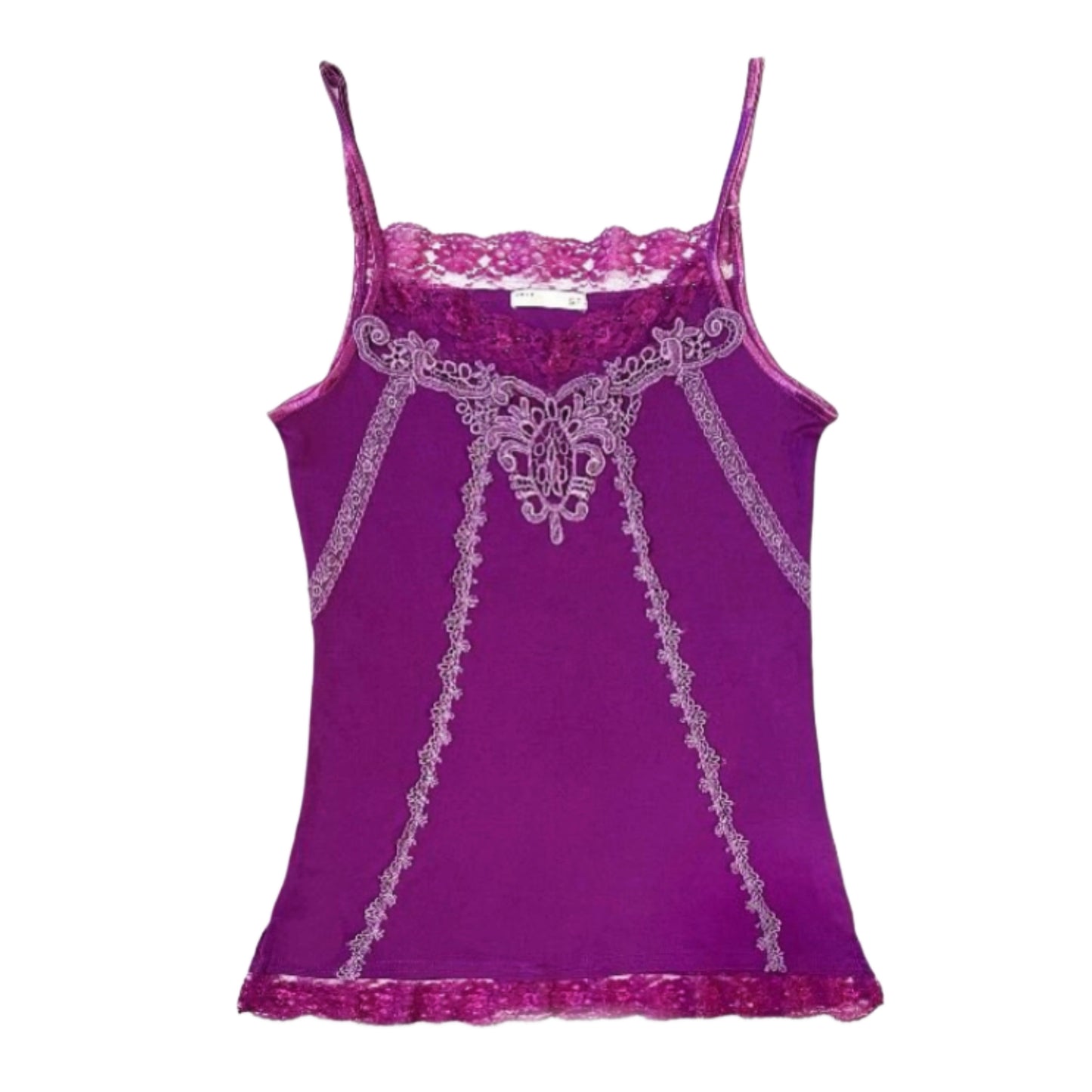 purple lace tank