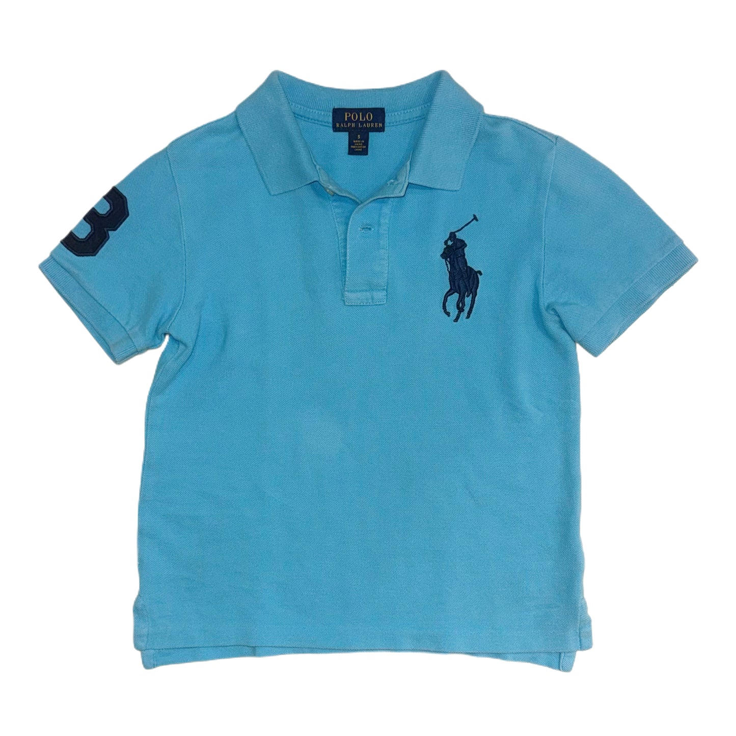 Ralph Lauren baby blue polo shirt