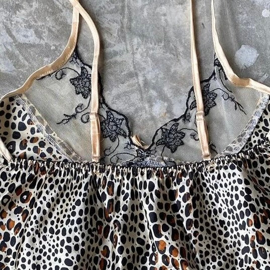 Leopard print cami tank