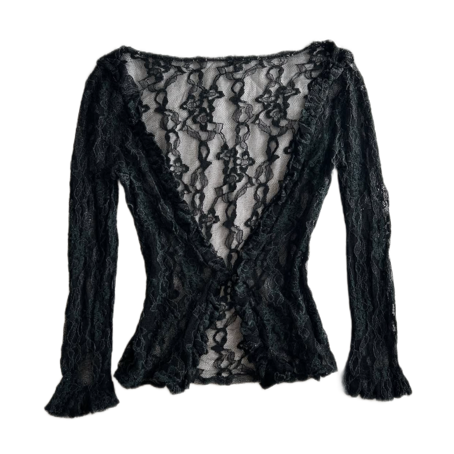 Black lace outer