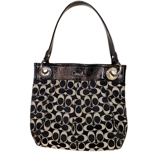 Coach leather shoulder bag