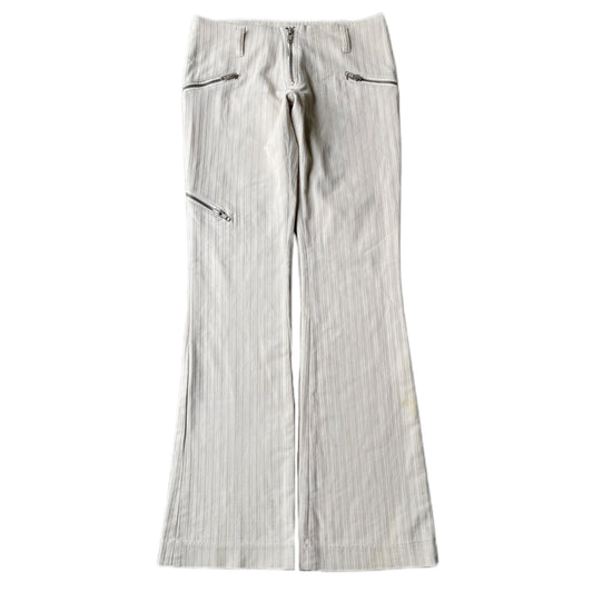 Low waist zip pants