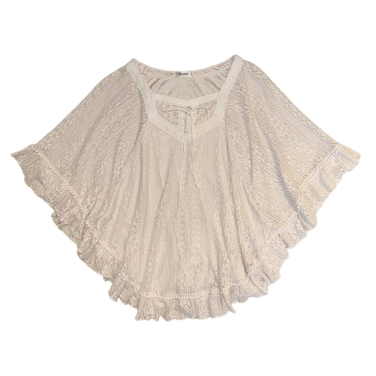 Ivory lace cloak