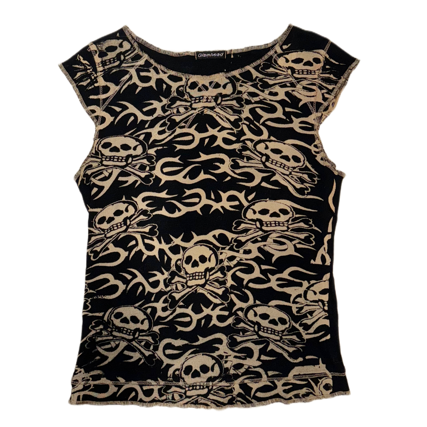 Brown skull top