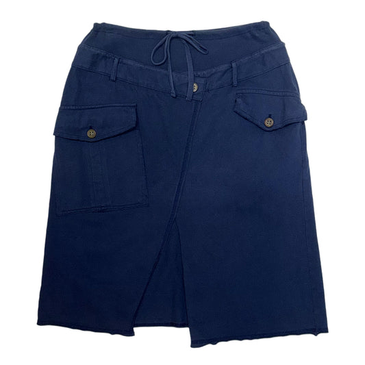 Navy layered skirt