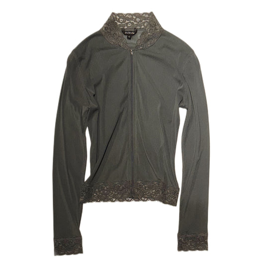 Mesh zipper shirt