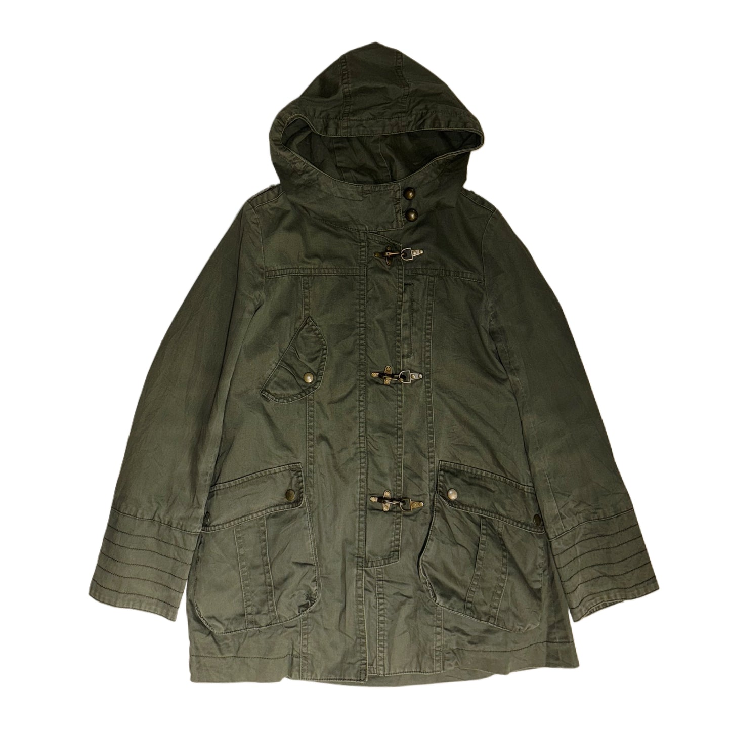 As know as pinky green fireman clasp jacket