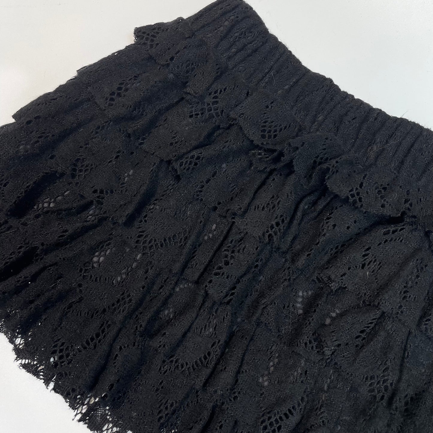 Tralala Black lace mini skirt