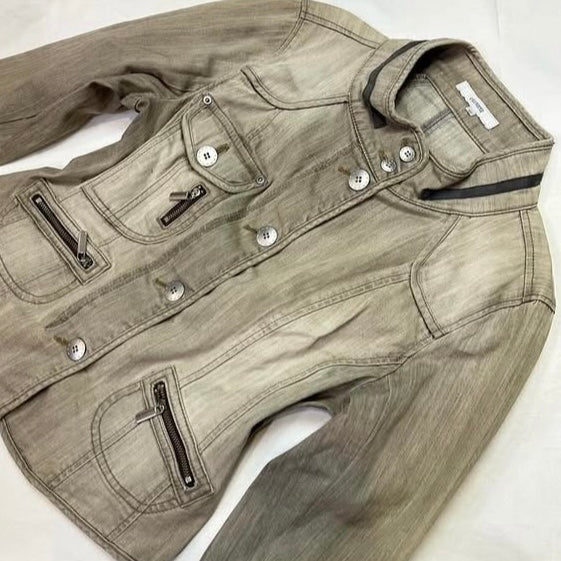 Denim button up jacket