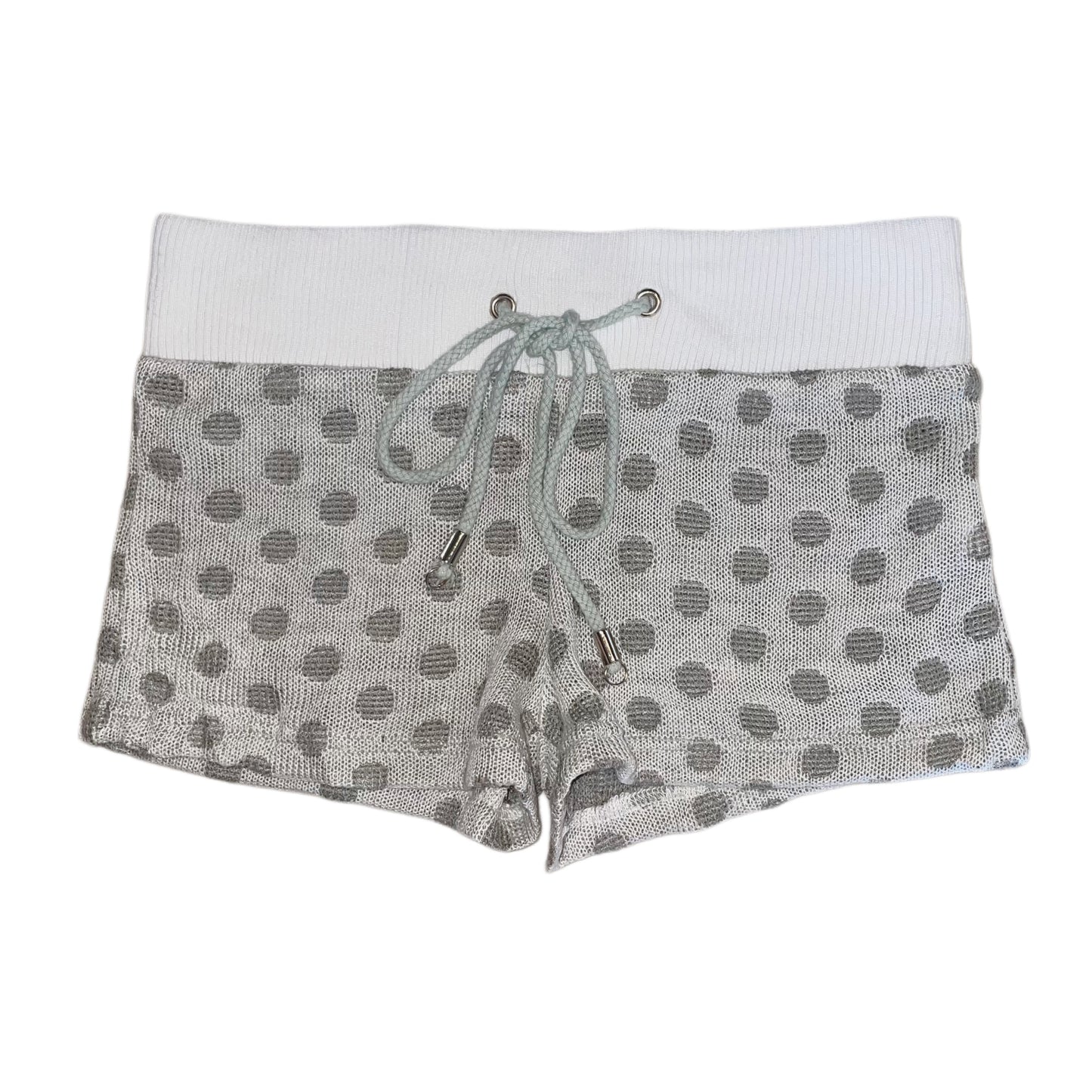 Grey polka dot shorts