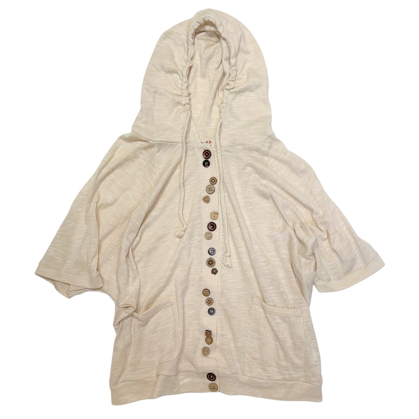 Ivory button top/ outer