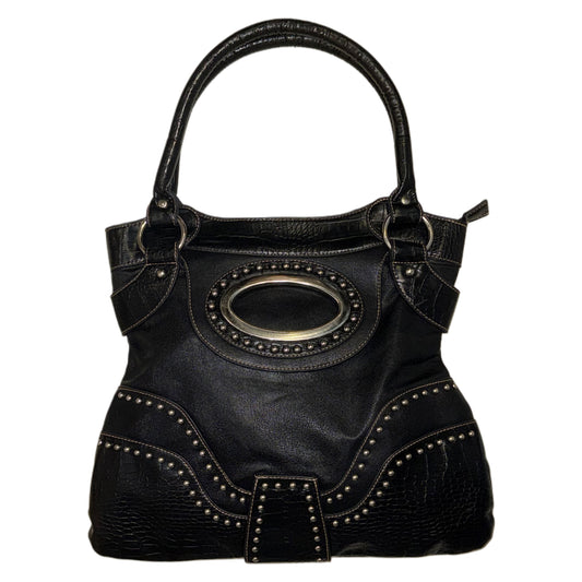 Black rivets bag