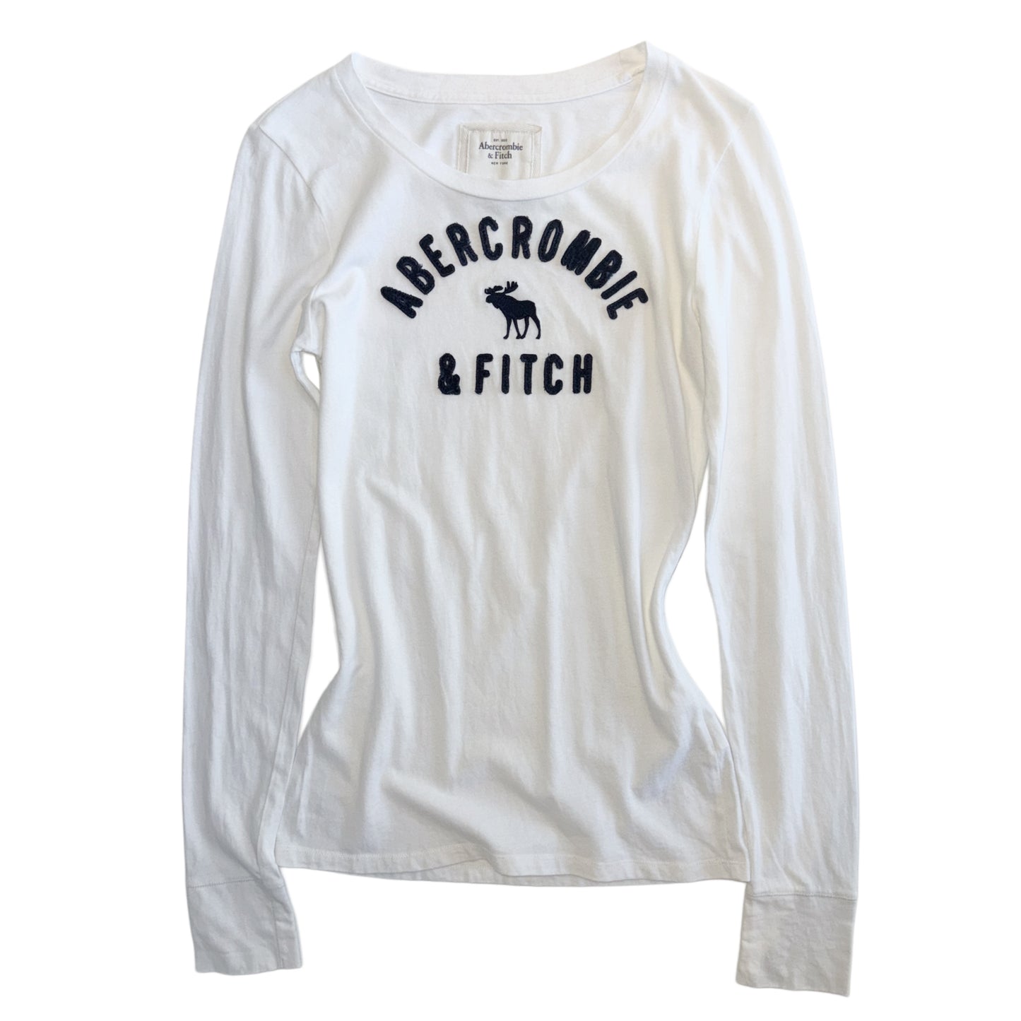 Abercrombie & Fitch white long sleeve
