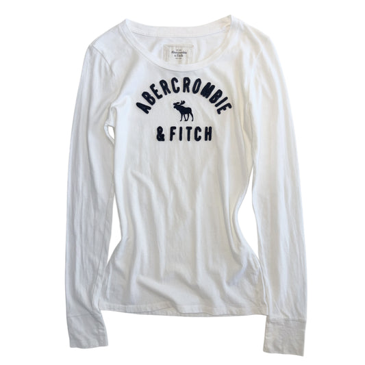 Abercrombie & Fitch white long sleeve