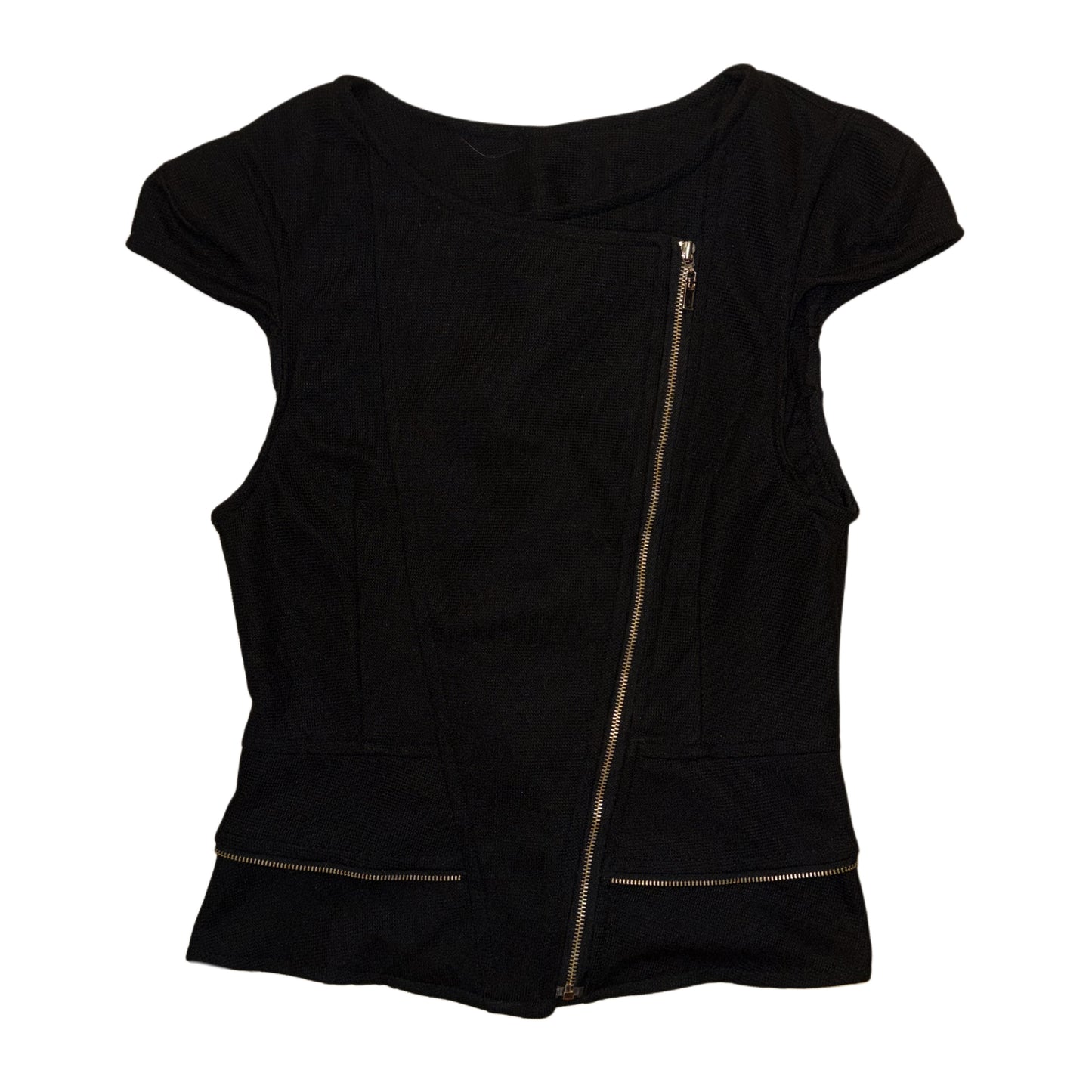 Black zipper top