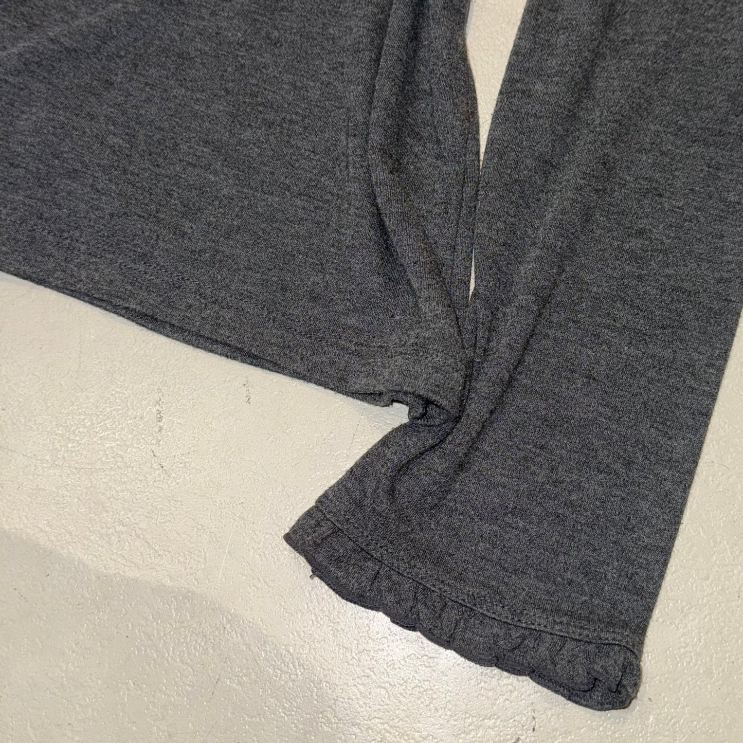 Grey long sleeve with navy polka dot top set