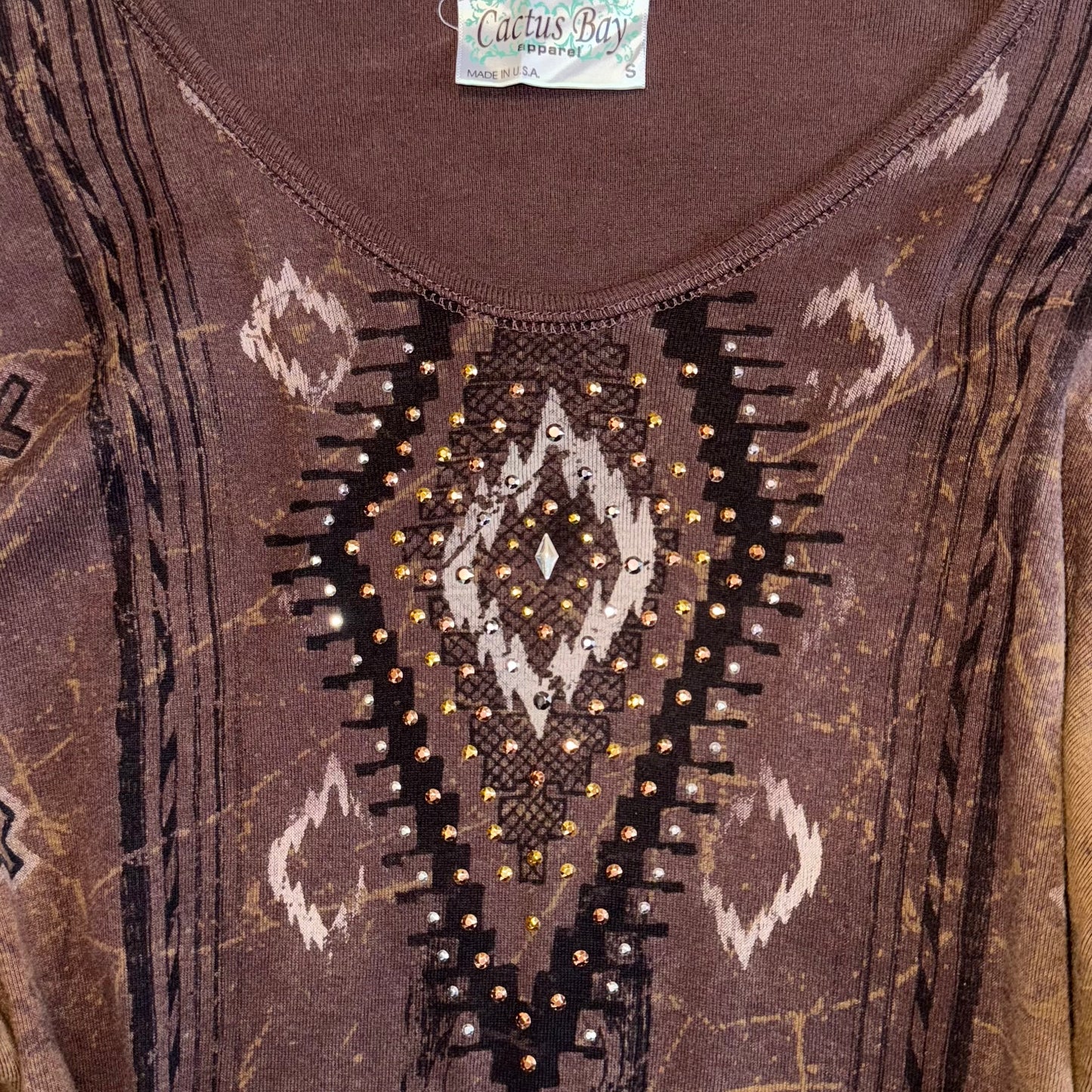 Cactus Bay brown long sleeve