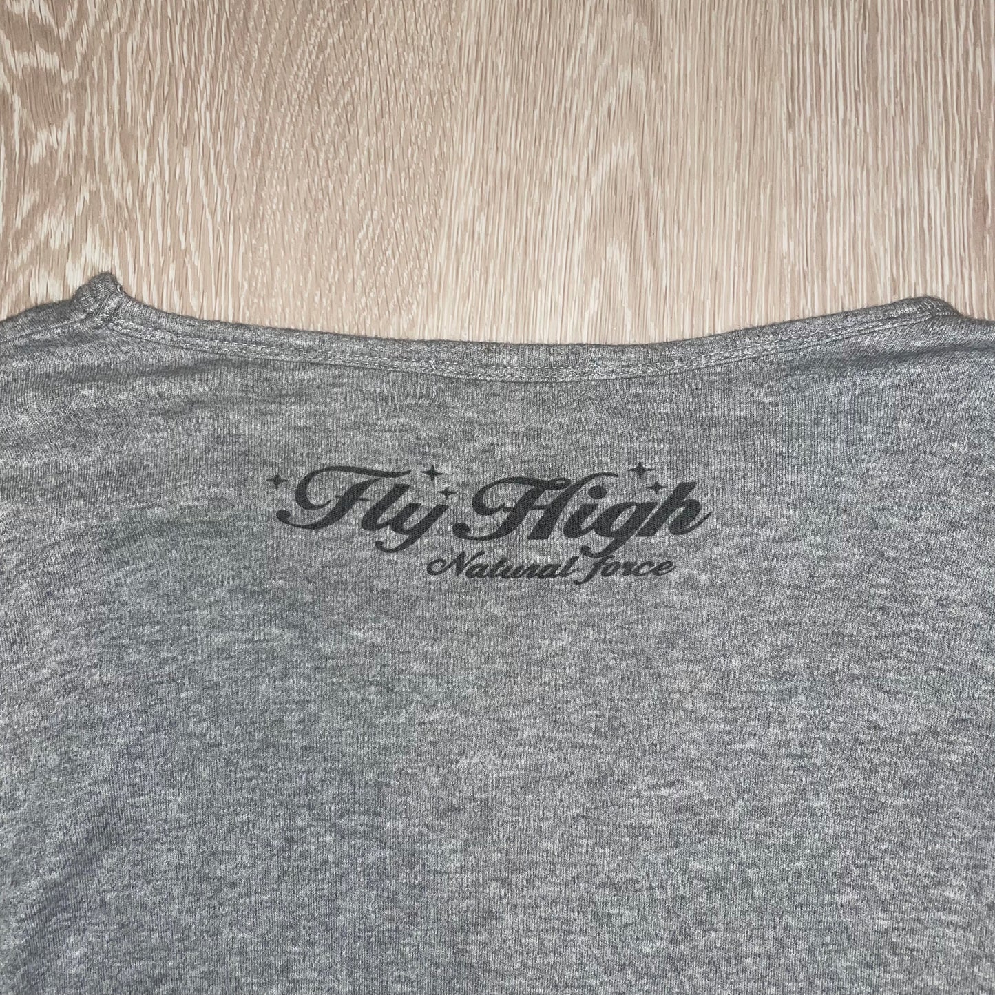 “Fly High”grey long sleeve