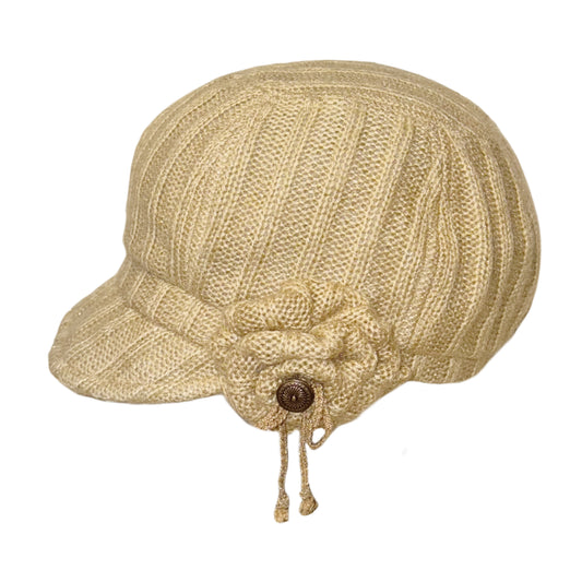 Gold sparkly knit hat