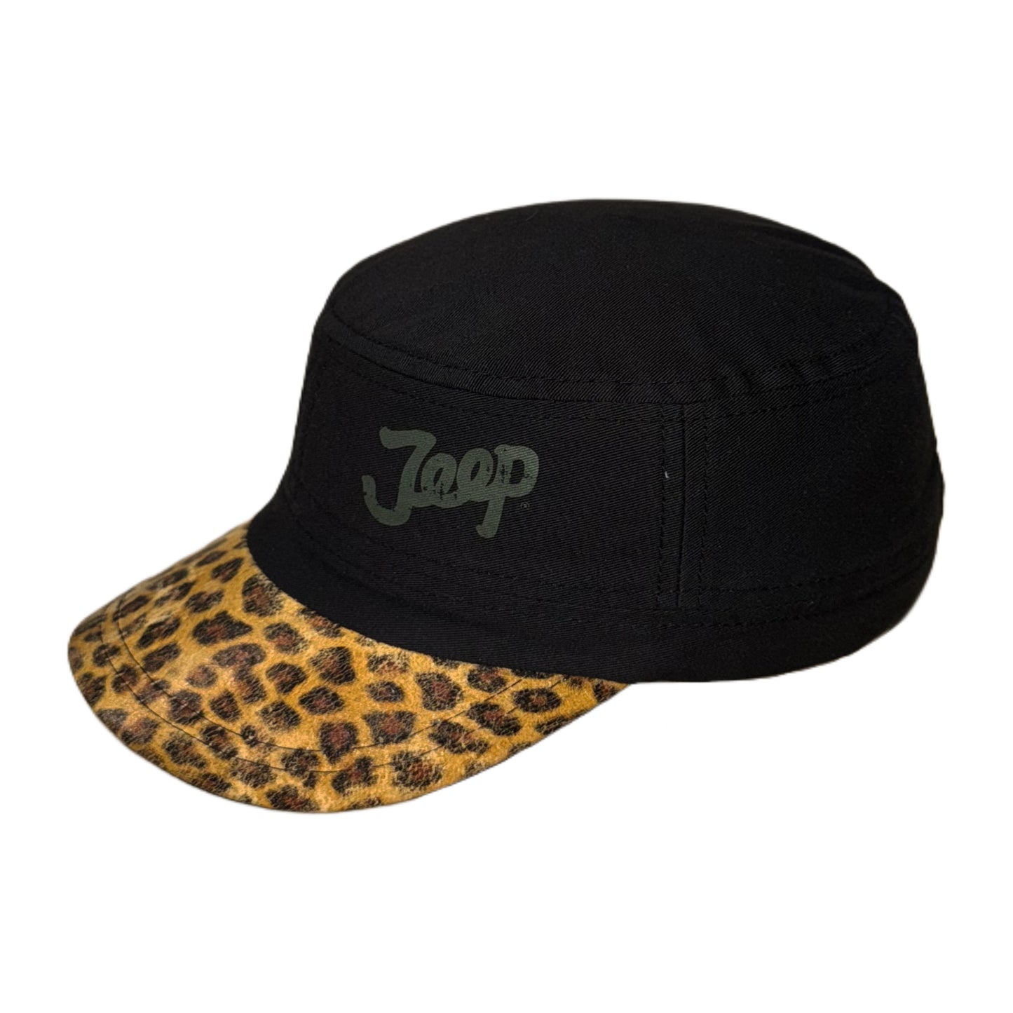 Jeep black leopard cap