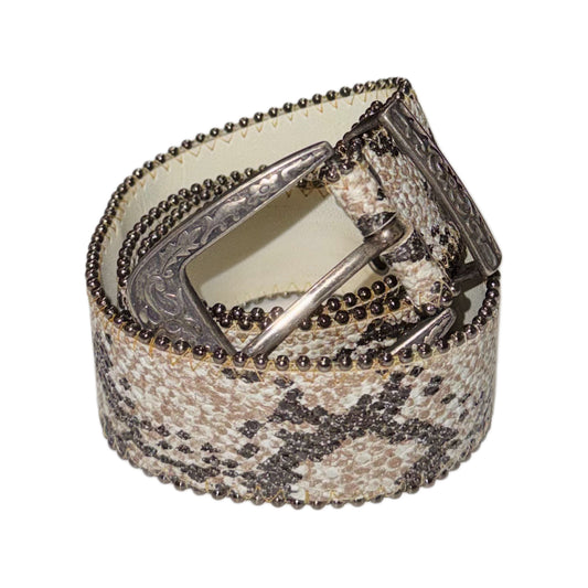 Snake pattern belt