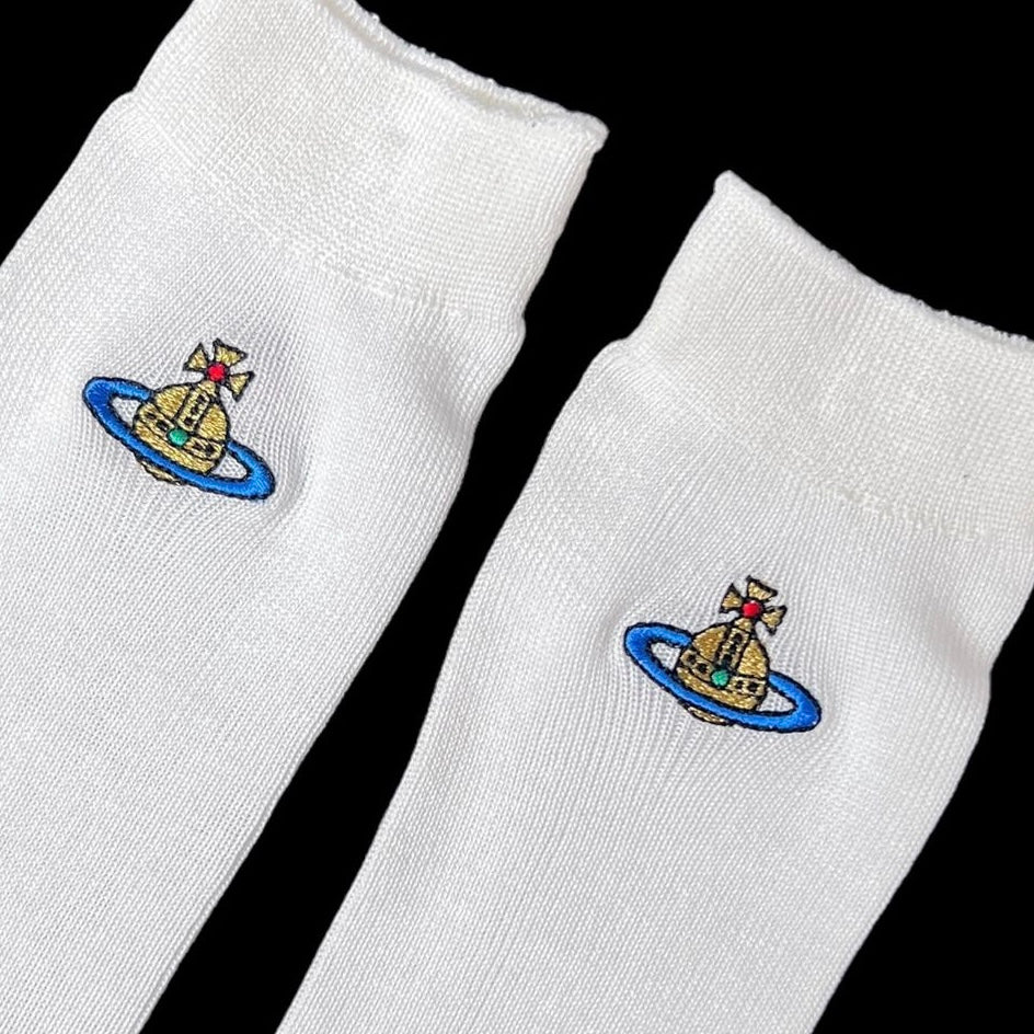 Vivienne Westwood White long socks