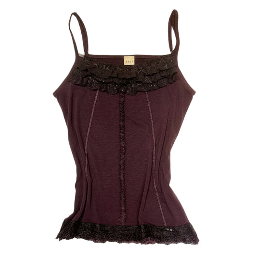 Axes purple lace cami