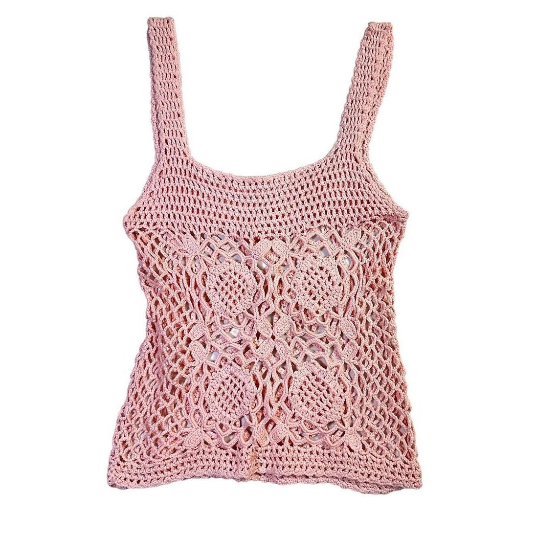 00s pink knit top