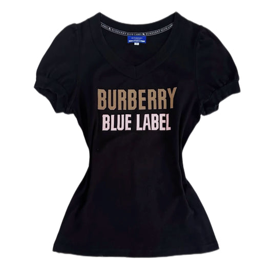 Burberry doll sleeve top