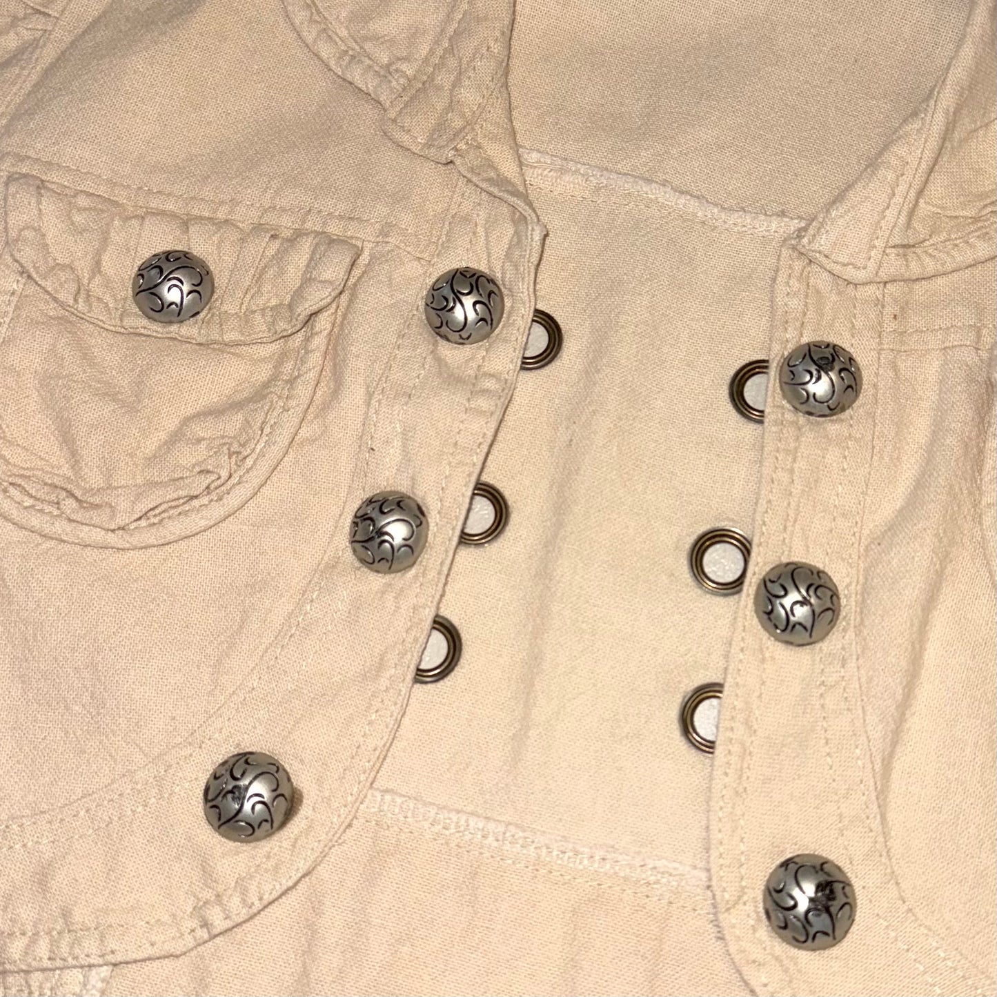 Ivory buttons cropped outer