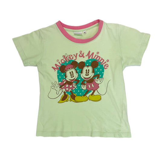 Mickey Minnie mint pink baby tee