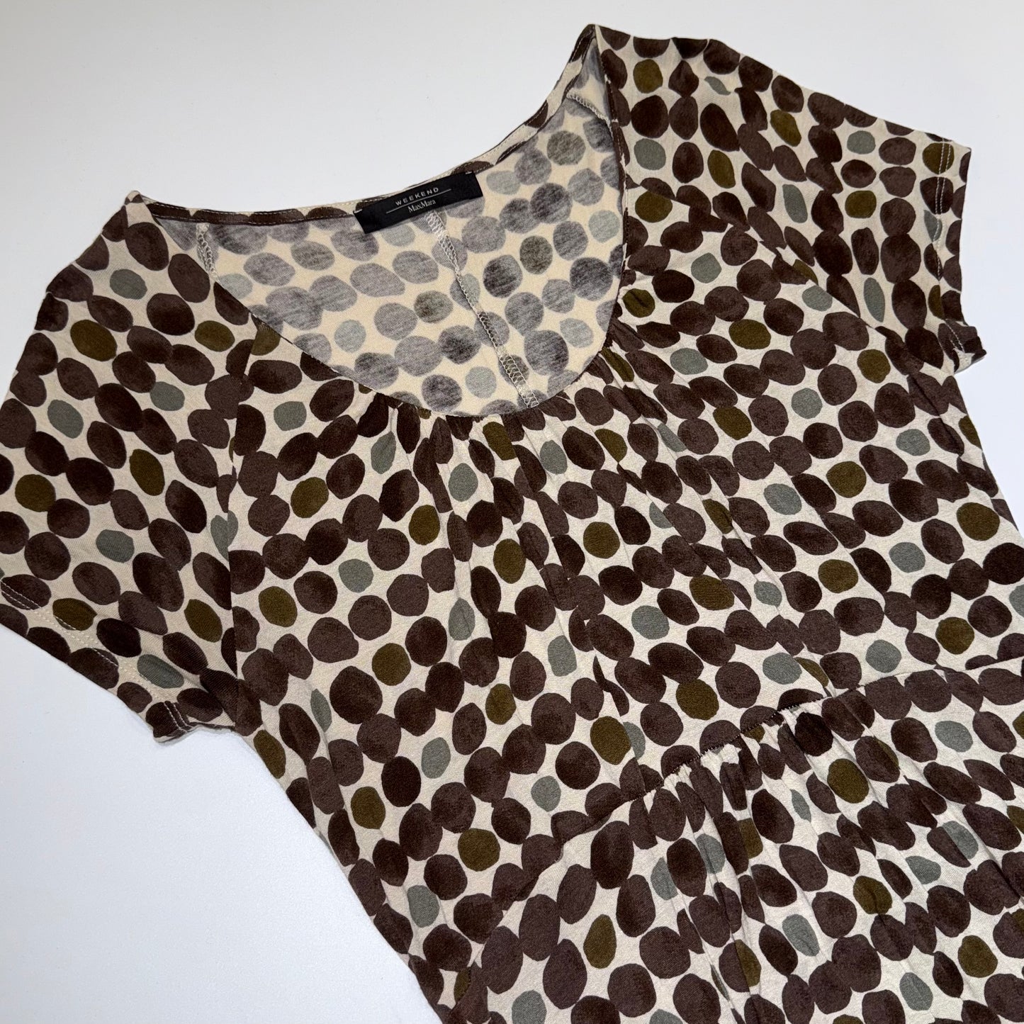 Max Mara weekend brown polkadot dress