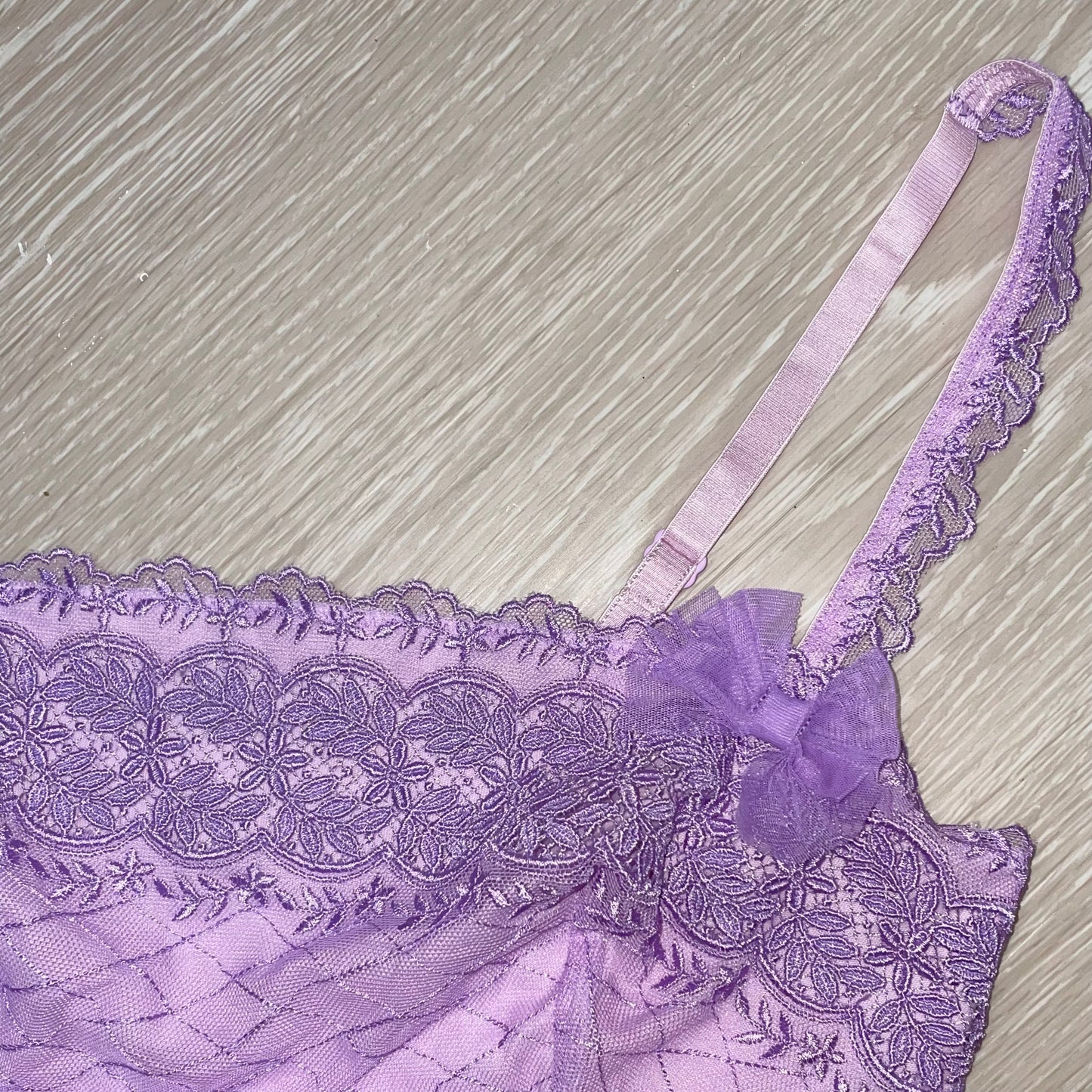 Purple lace top