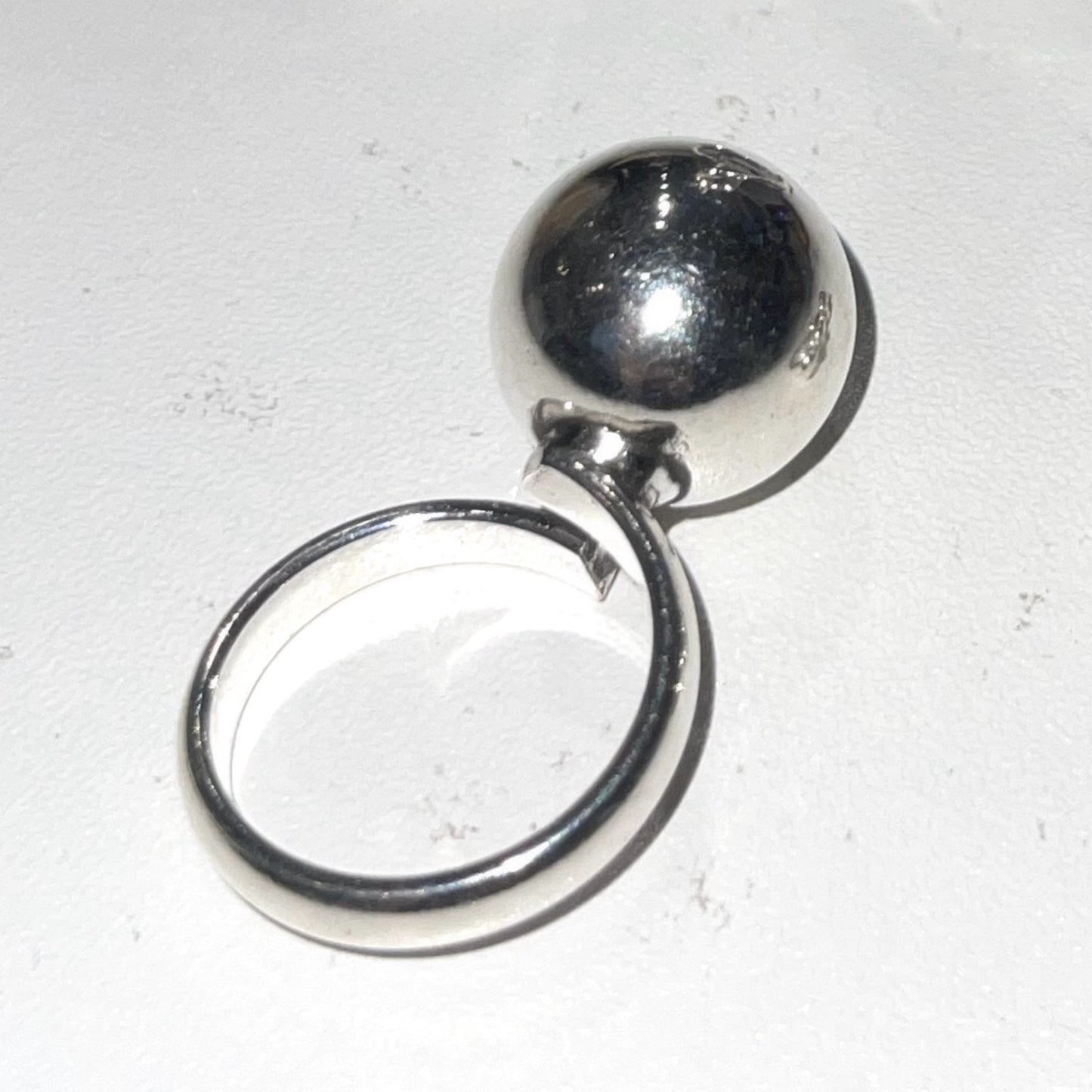 Sliver ball ring