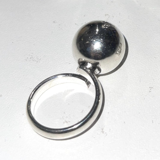 Sliver ball ring