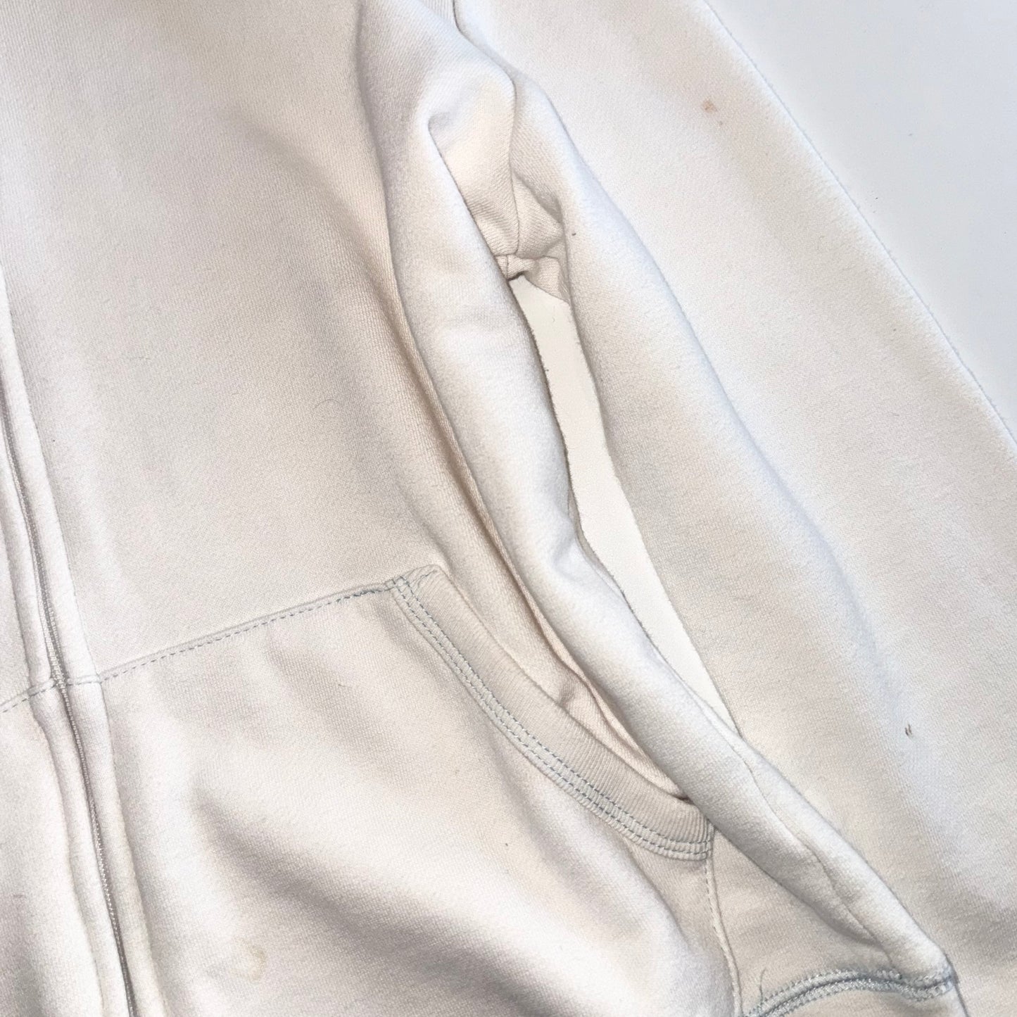 Juicy Couture white zip up hoodie