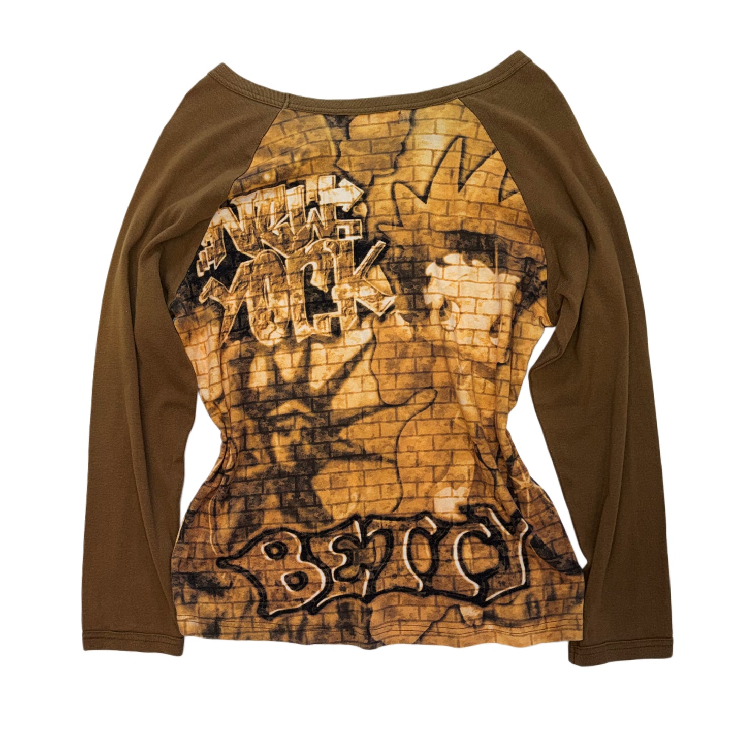 Betty Boop brown long sleeve