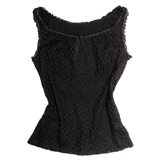 Black lace top