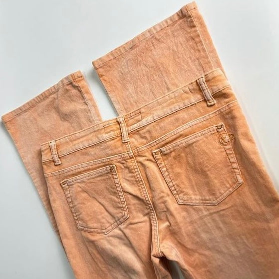 00s low waist orange pants