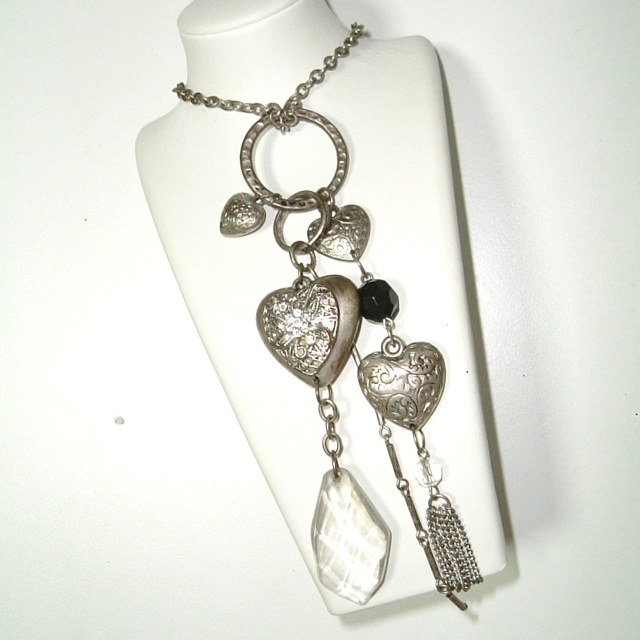 Heart long necklace