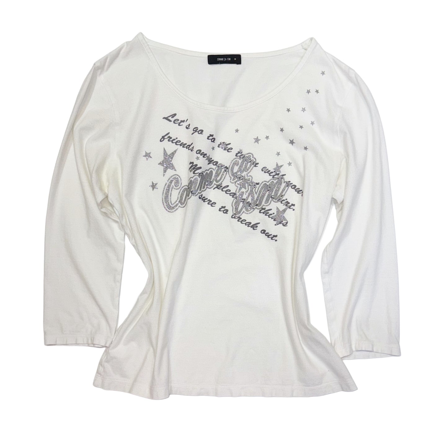 Sliver star three-quarter sleeve
