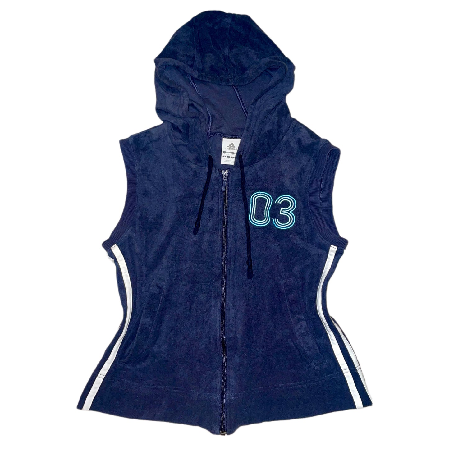 Adidas03 navy zip vest