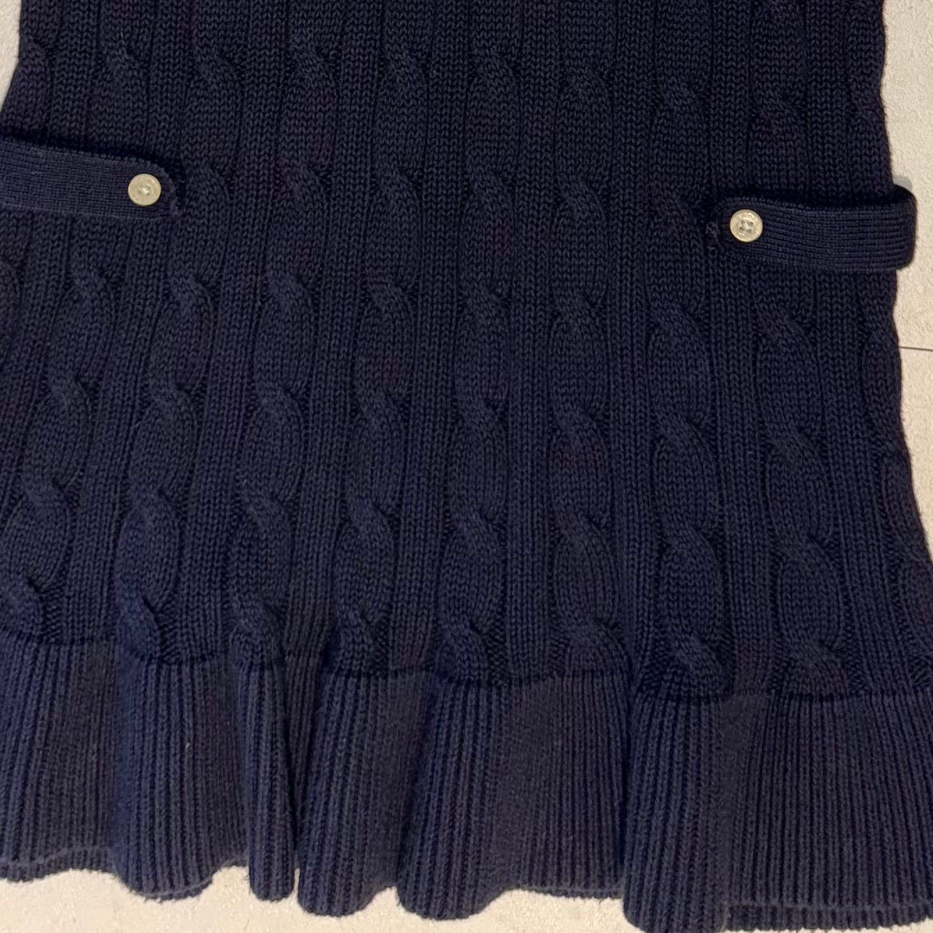 Ralph Lauren navy knit dress