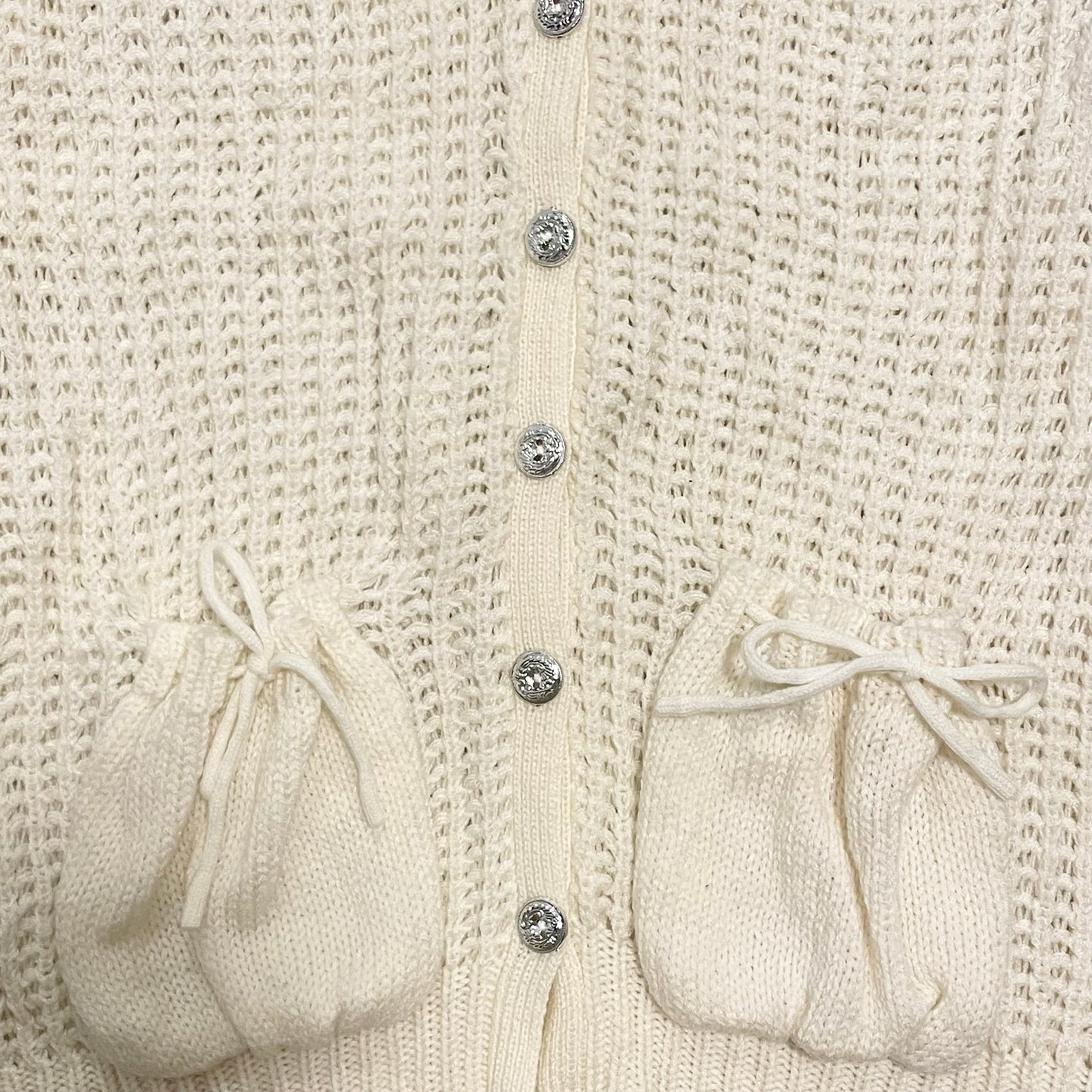 Beige knit top