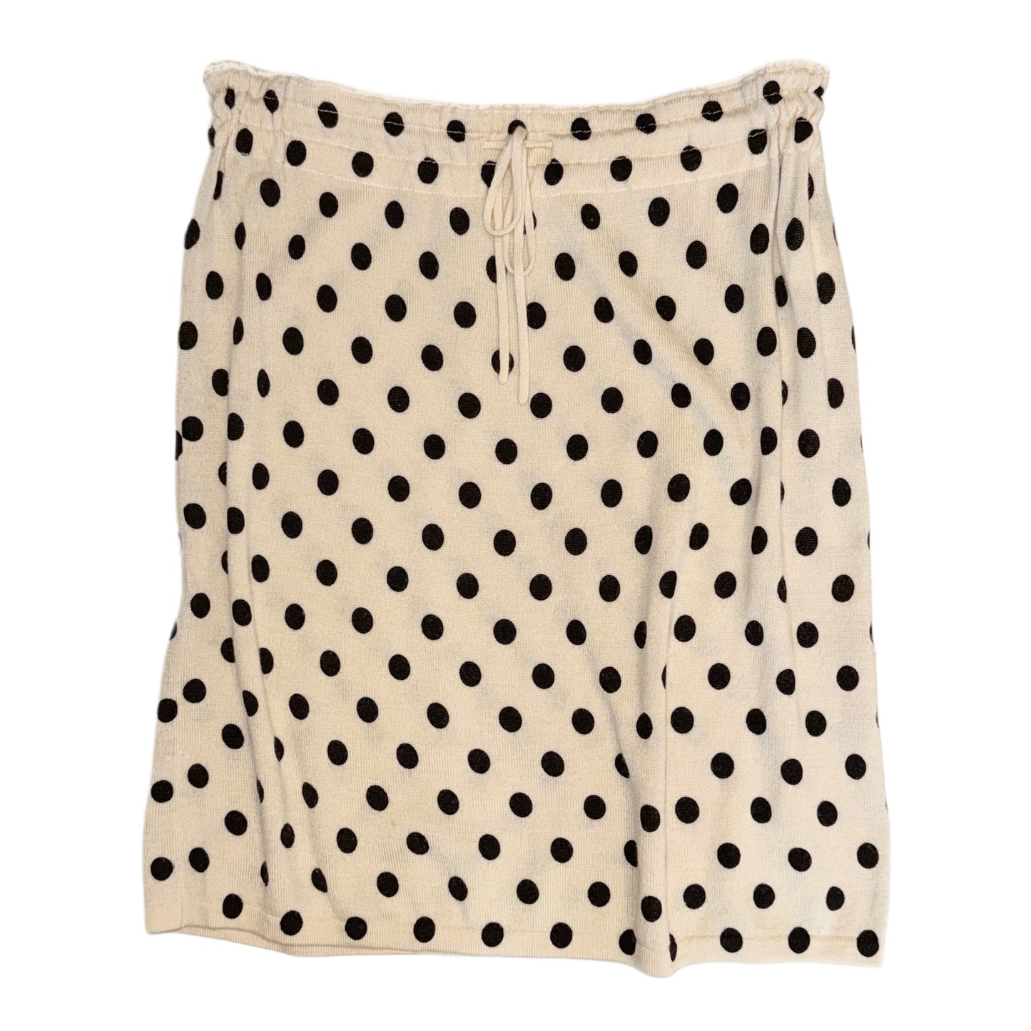 Beige polka dot skirt