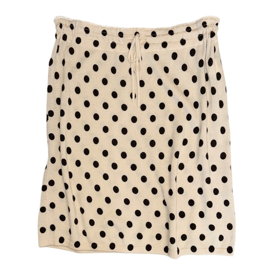 Beige polka dot skirt