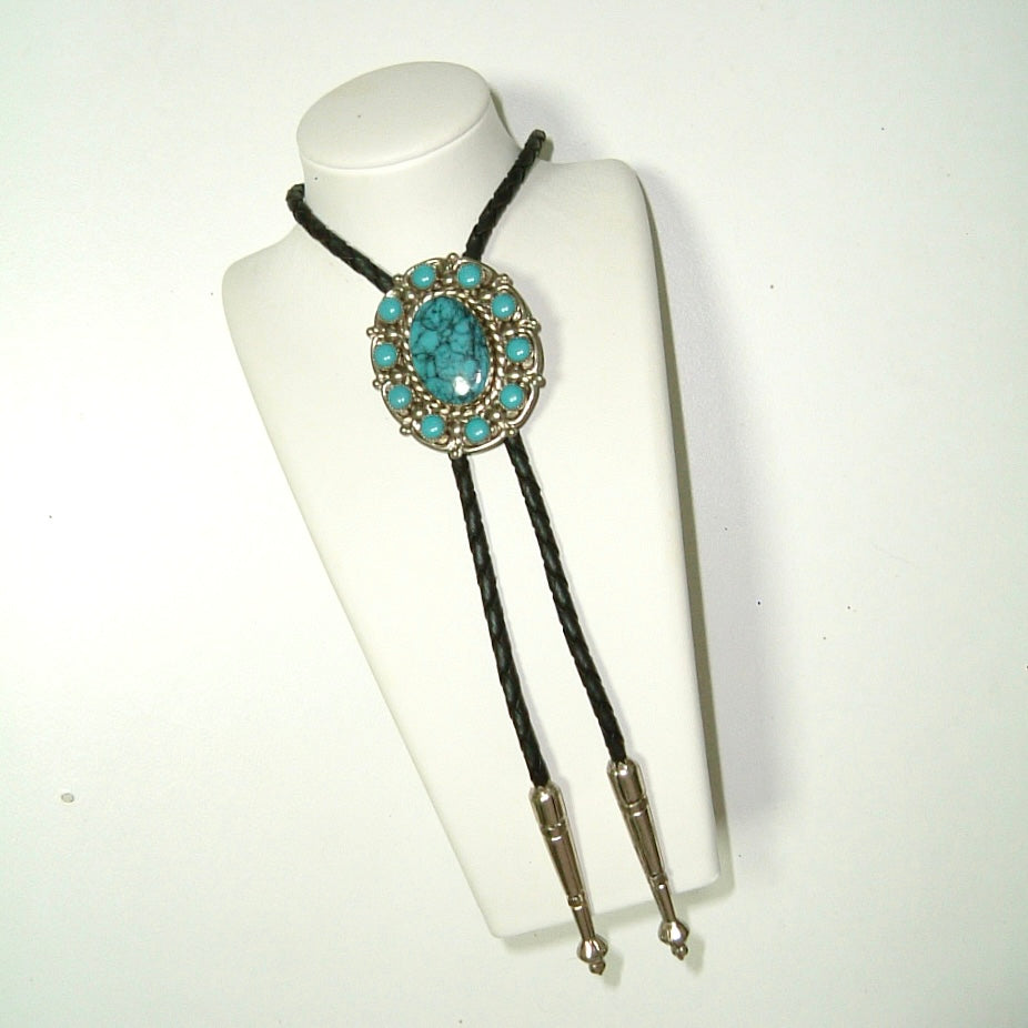 Turquoise long necklace